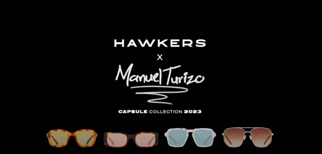 Modelo de la colección Hawkers x Manuel Turizo. Foto: YouTube