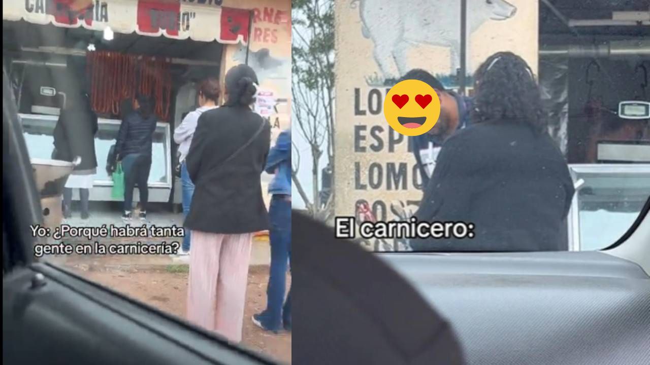 Imagen de VÍDEO: Clientas hacen largas filas para conocer a un 'guapo' carnicero