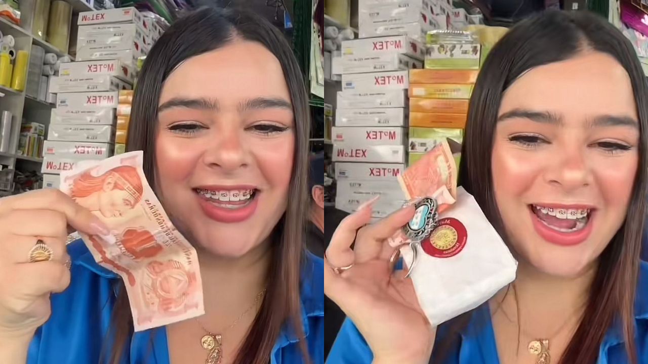 VIDEO: Colombiana se emociona al recibir un lempira y regalos de Honduras Imagen de VIDEO: Colombiana se emociona al recibir un lempira y regalos de Honduras