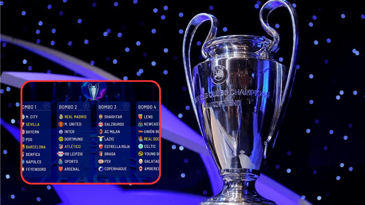 ¿Cómo quedaron los grupos de la Champions League 2023-2024? Imagen de ¿Cómo quedaron los grupos de la Champions League 2023-2024?