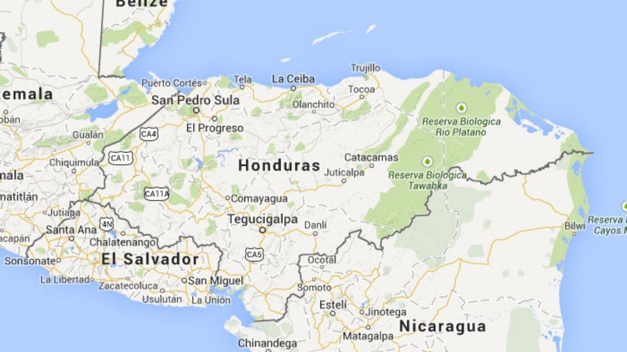 Imagen de Honduras superficie, explora su extensión territorial y ubicación