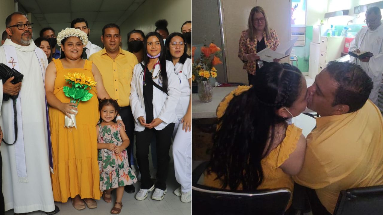 'Por un milagro', hondureños se casan en el hospital Mario Catarino Rivas Imagen de 'Por un milagro', hondureños se casan en el hospital Mario Catarino Rivas