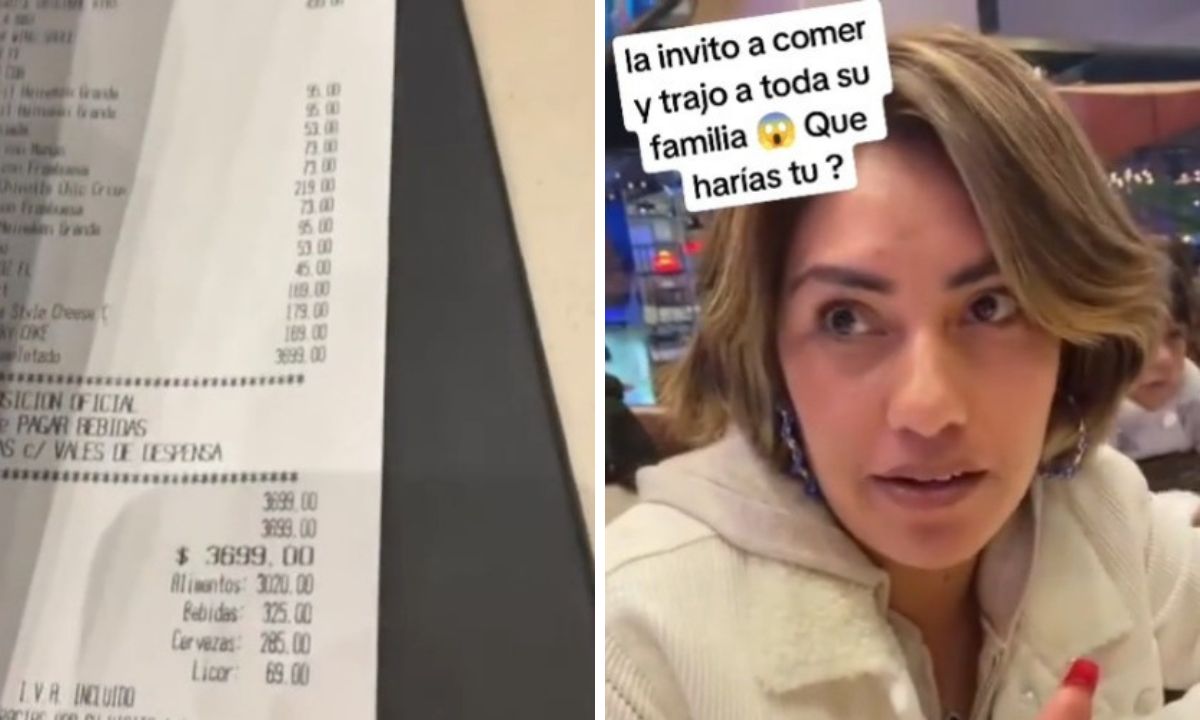 Imagen de Invitó a su pareja comer; ella llevó a su familia entera y se negó a ayudar a pagar cuenta