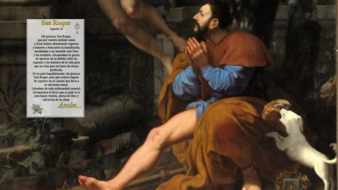 Oración a San Roque patrono de los perros, plegaria de intercesión para este 16 de agosto Imagen de Oración a San Roque patrono de los perros, plegaria de intercesión para este 16 de agosto
