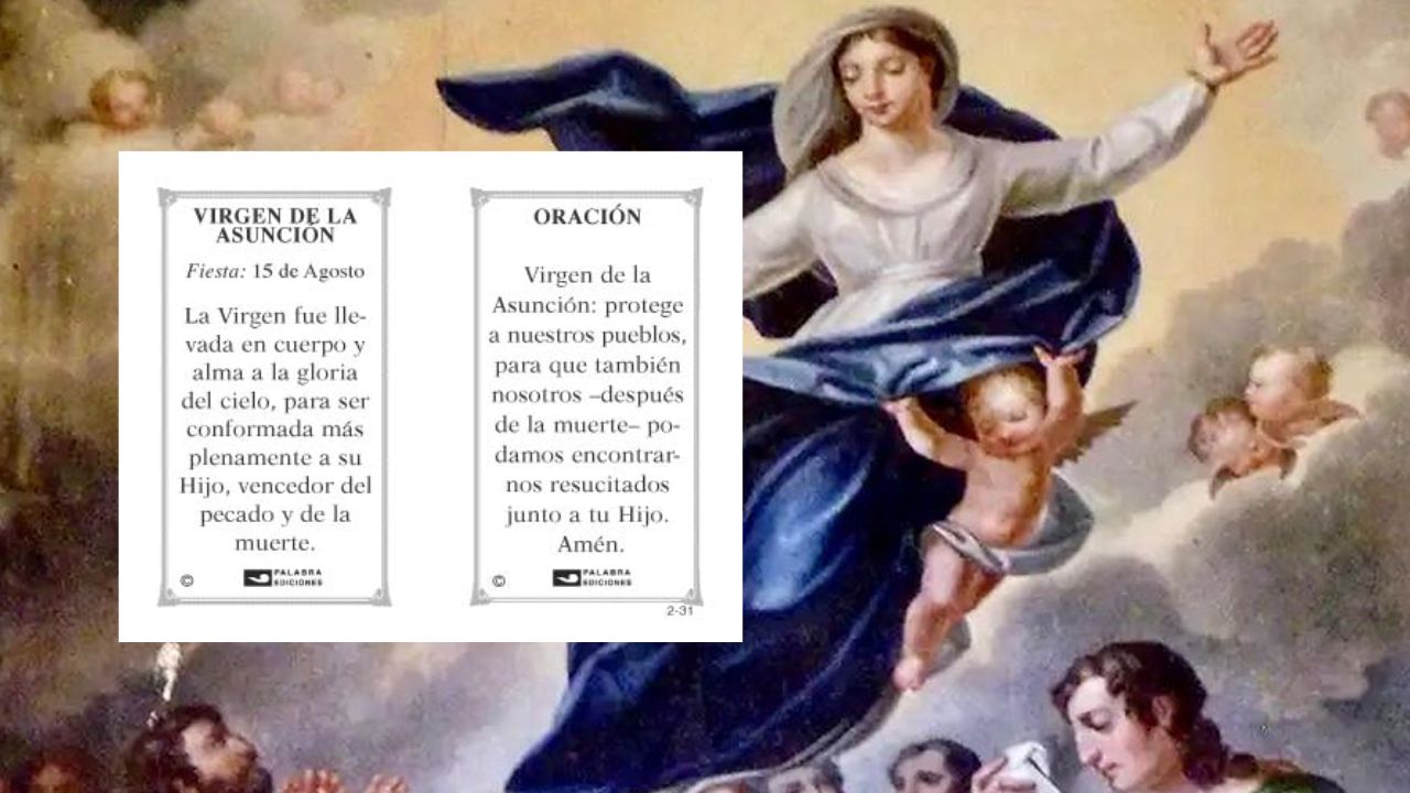 Oración Asunción de la Virgen María, celebra el 15 de agosto con esta petición cristiana Imagen de Oración Asunción de la Virgen María, celebra el 15 de agosto con esta petición cristiana