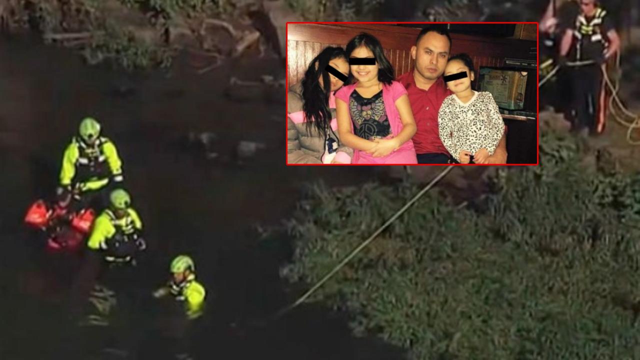 Hombre muere tras salvar a sus tres hijas que se estaban ahogando en un río