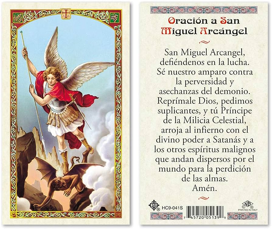 Oración de San Miguel Arcángel. Foto: Amazon