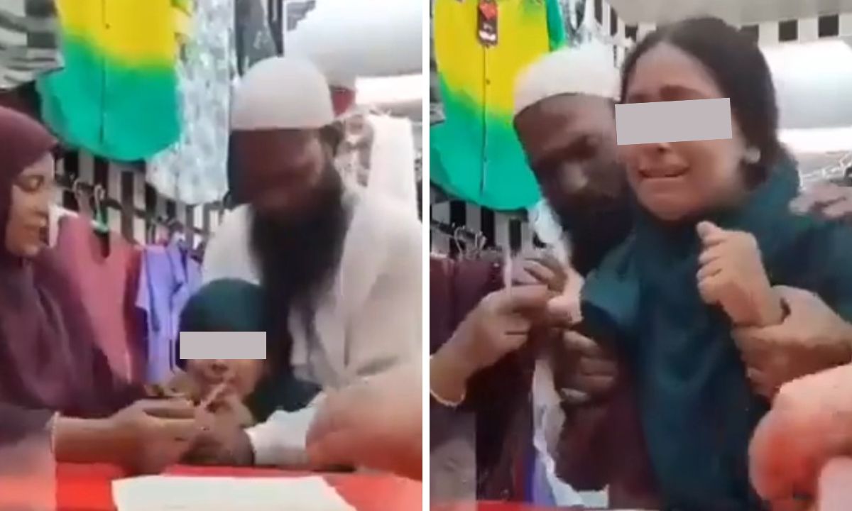 Desgarrador momento en que menor musulmana es obligada a casarse con hombre de 40 años Imagen de Desgarrador momento en que menor musulmana es obligada a casarse con hombre de 40 años