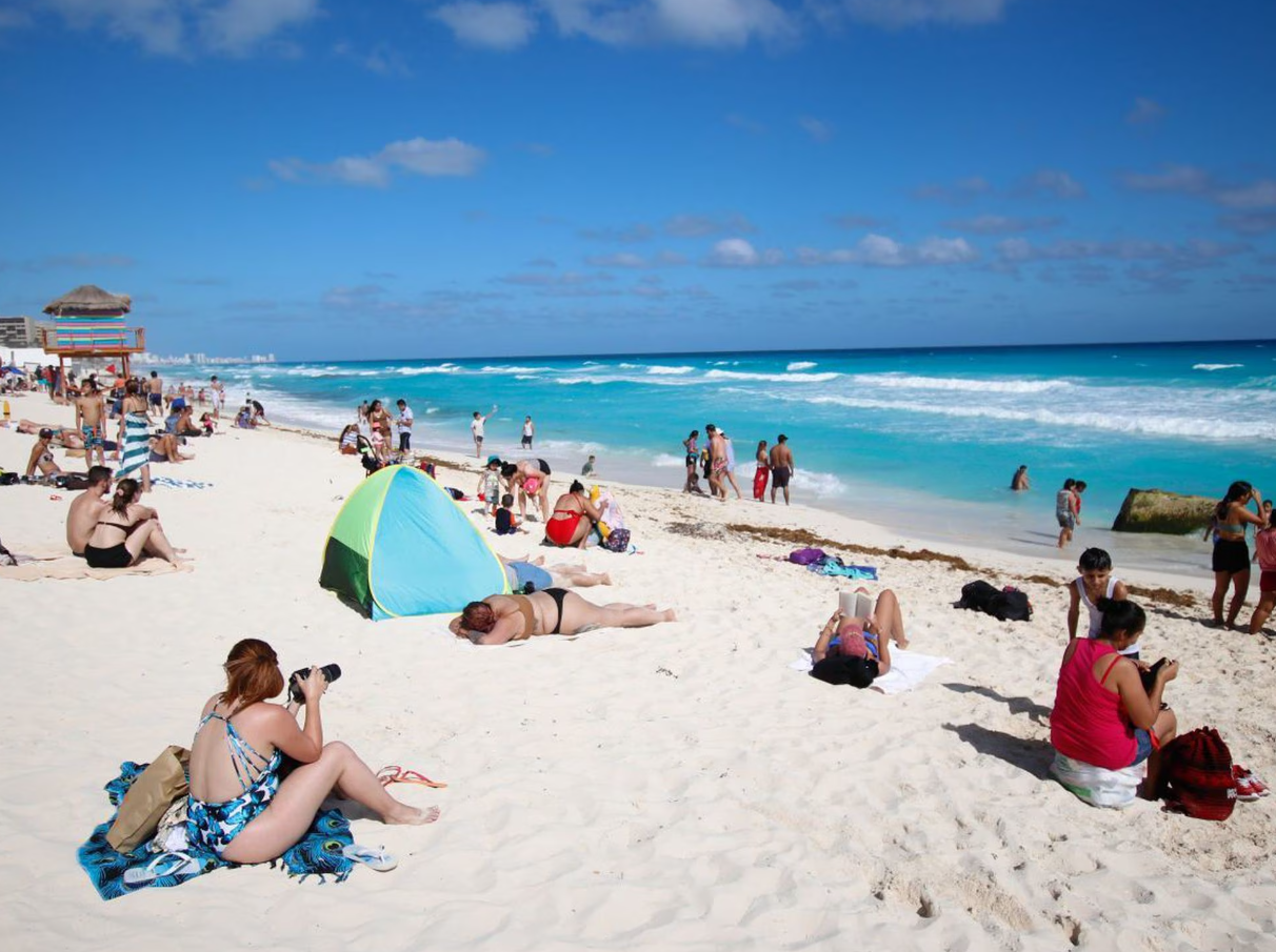 En Semana Santa las playas en México se llenan de turistas. Foto: El País