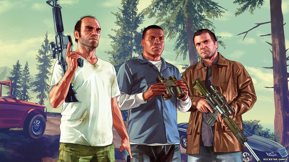 Personajes de GTA5. Foto: BBC