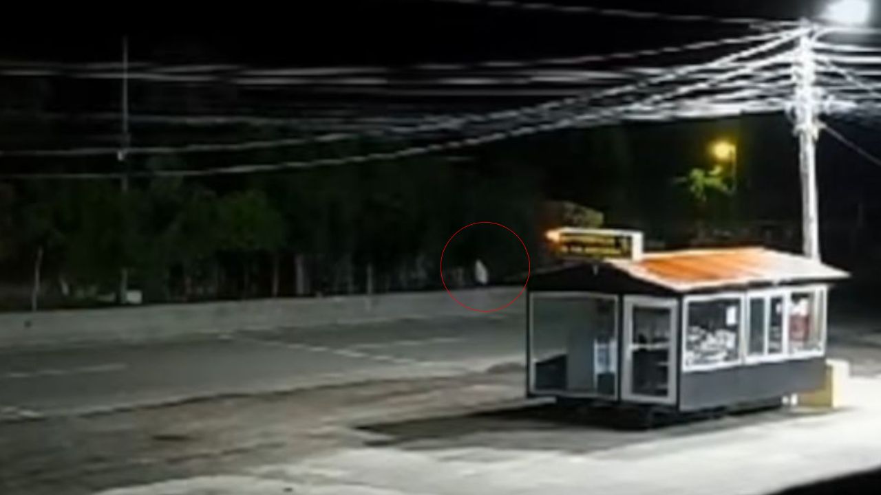 Imagen de ¿Alma en pena? Graban 'fantasma' cerca del peaje de Santa Cruz de Yojoa