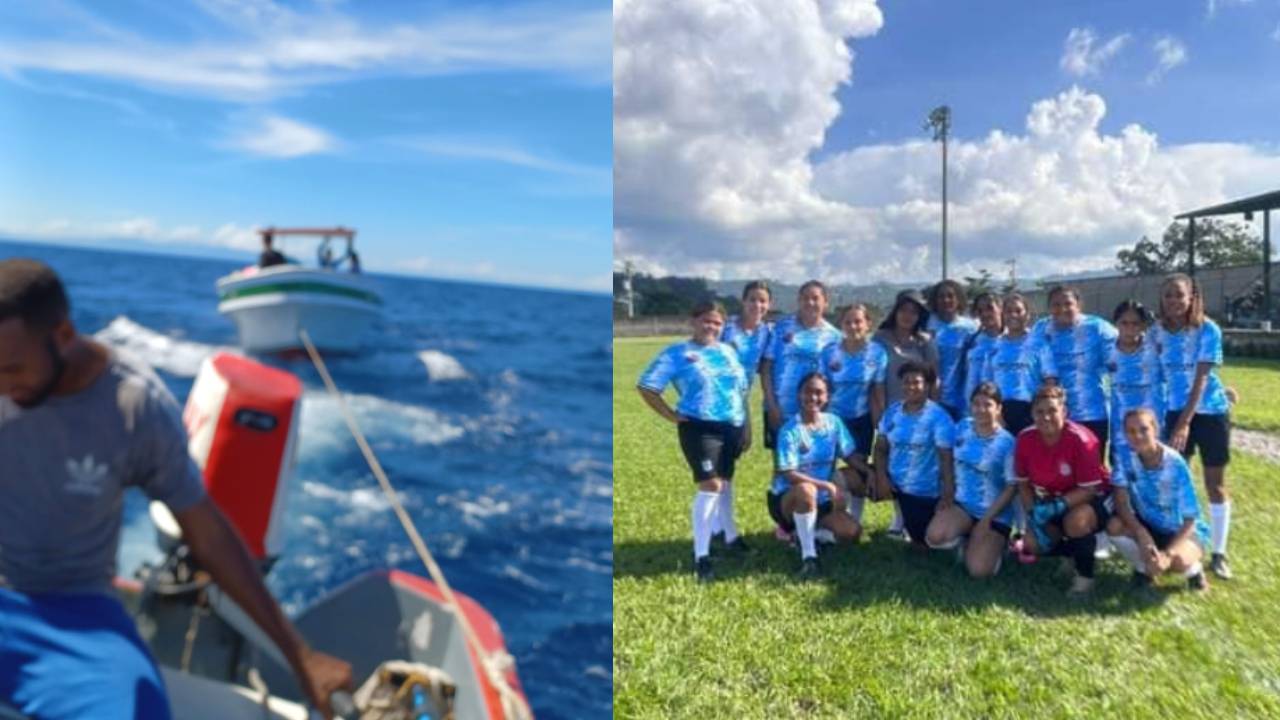 Rescatan a jugadoras hondureñas que se habían extraviado en alta mar, entre Trujillo y Guanaja Imagen de Rescatan a jugadoras hondureñas que se habían extraviado en alta mar, entre Trujillo y Guanaja