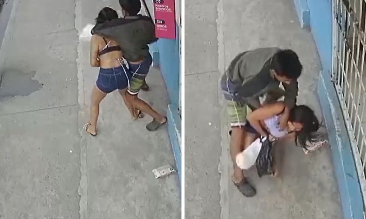 VIDEO: Delincuente arrastró a una joven para robarle en pulpería Imagen de VIDEO: Delincuente arrastró a una joven para robarle en pulpería