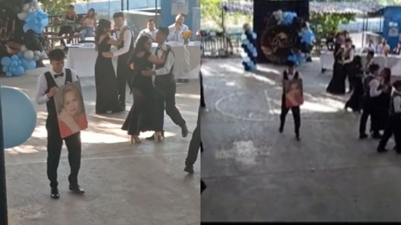 Imagen de VIDEO: Joven baila con foto de su madre fallecida en su graduación