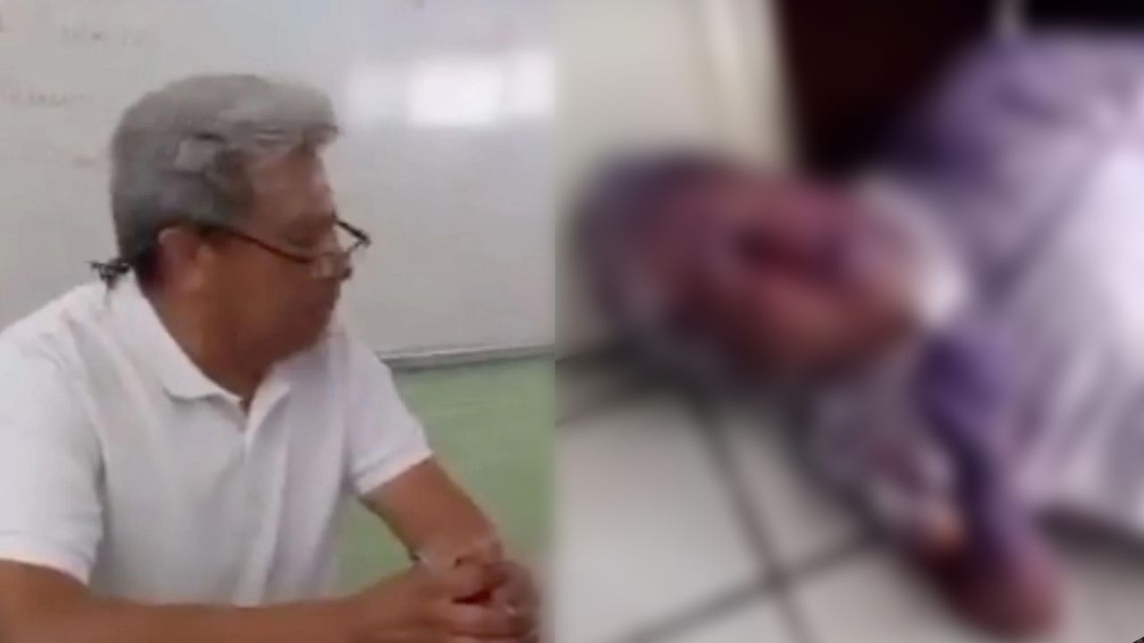 VIDEO SENSIBLE: Atacan a profesor en plena aula; tiene denuncias de agresión sexual Imagen de VIDEO SENSIBLE: Atacan a profesor en plena aula; tiene denuncias de agresión sexual