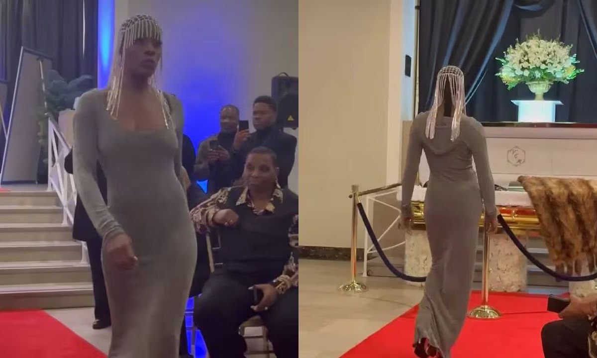 Convirtió funeral en una pasarela: modelo rinde homenaje a un diseñador Imagen de Convirtió funeral en una pasarela: modelo rinde homenaje a un diseñador