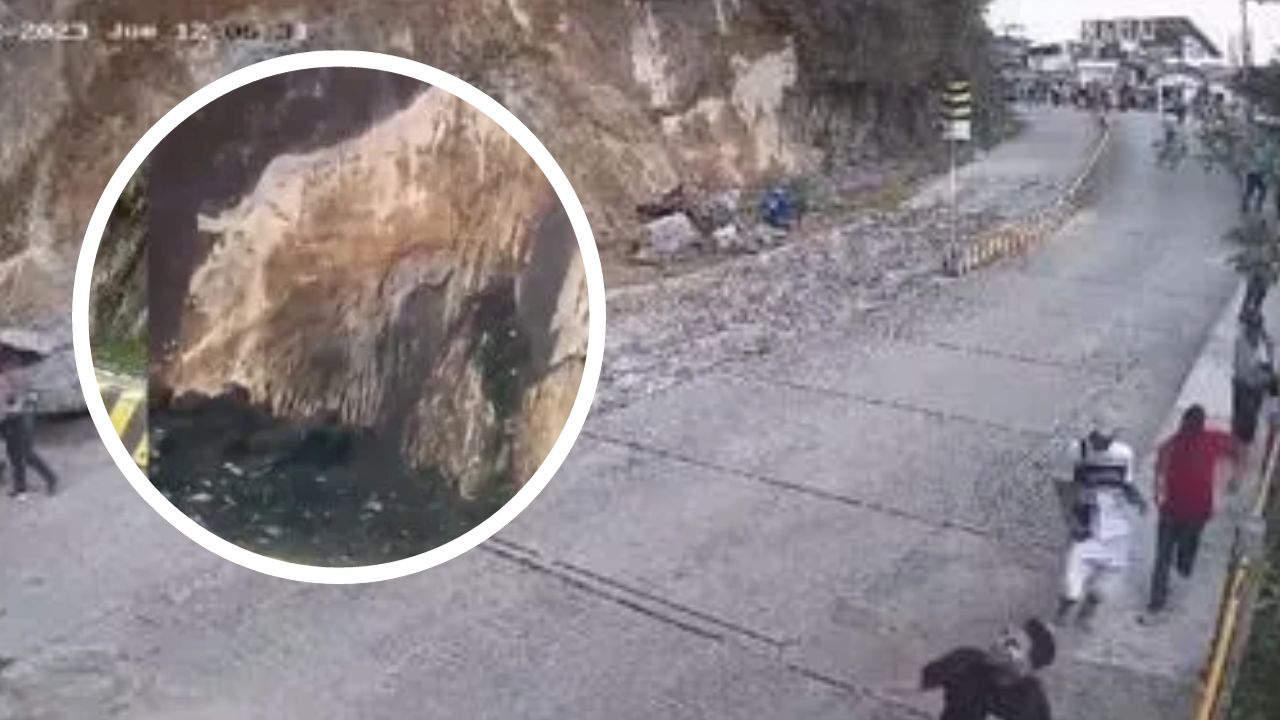 Video Piedra del Peñol hoy: las grabaciones sobre el derrumbe de la atracción turística en Colombia Imagen de Video Piedra del Peñol hoy: las grabaciones sobre el derrumbe de la atracción turística en Colombia