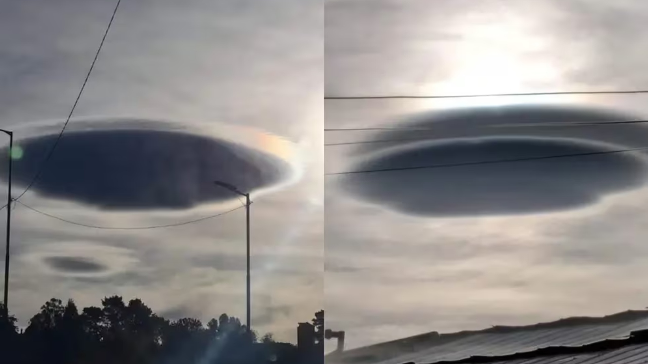 Imagen de ¿Ovni o nube?: misterioso fenómeno en el cielo de Chile causa conmoción en la población