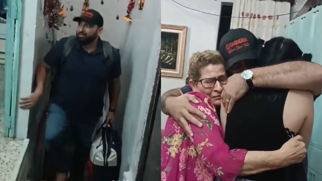 ¡Regalo de Navidad! Hondureño regresa después de 18 años para sorprender a su familia Imagen de ¡Regalo de Navidad! Hondureño regresa después de 18 años para sorprender a su familia