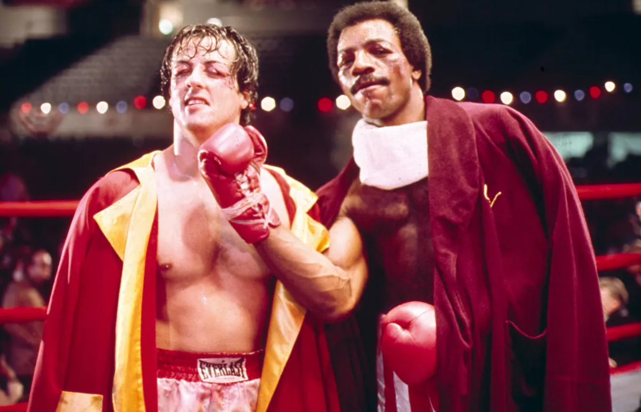 Apollo Creed y Rocky Balboa en 'Rocky'. Foto: Shutterstock