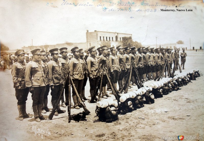 Existen antecedentes del Ejército Mexicano que datan de antes de 1913.  Foto: mexicoenfotos