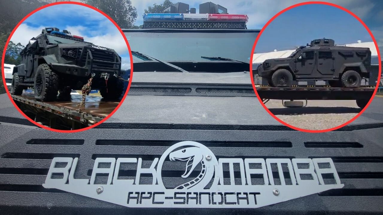 Black Mamba Sandcat: precio y características de los nuevos autos blindados de la Policía Imagen de Black Mamba Sandcat: precio y características de los nuevos autos blindados de la Policía