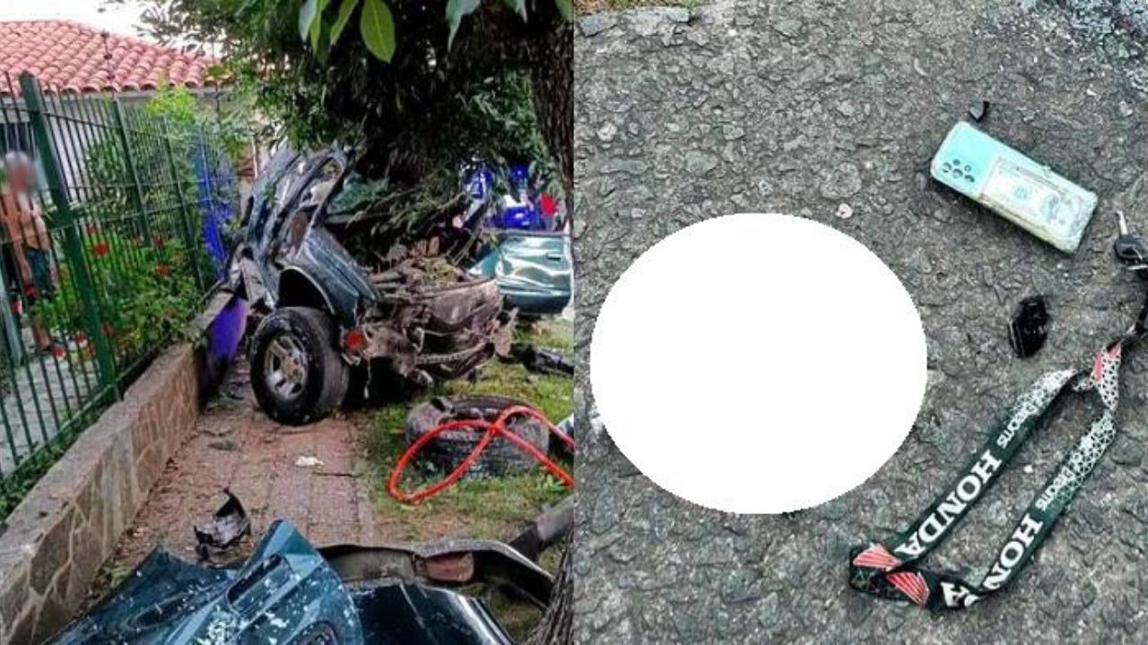 Imagen de Tres ladrones mueren tras robar una camioneta y estrellarse contra un árbol