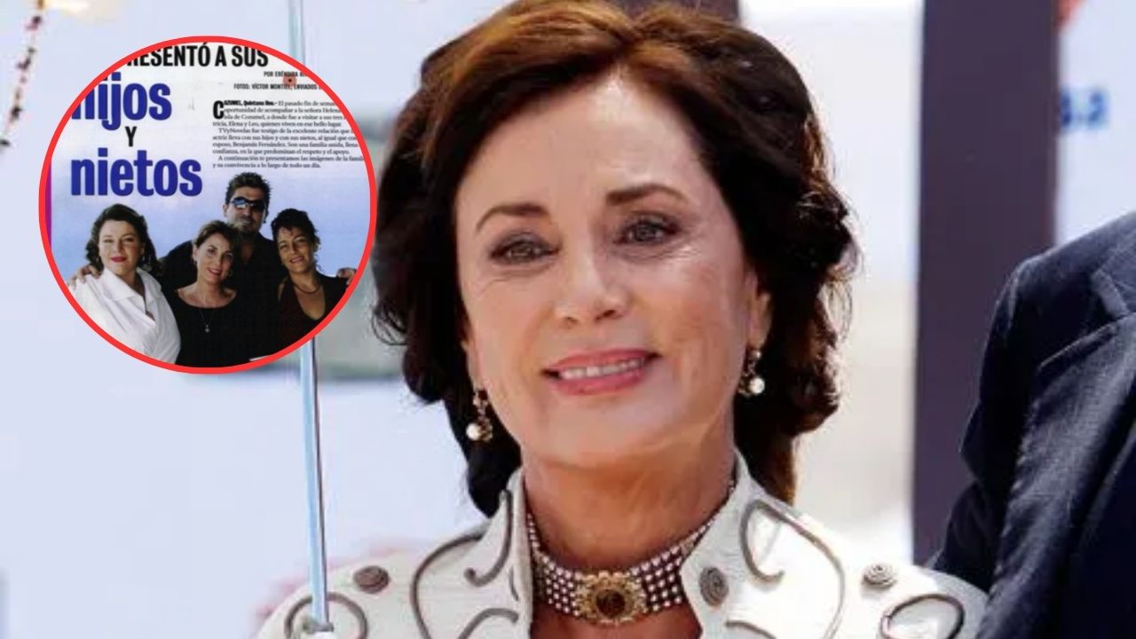 Imagen de Patricia, Elena y Leo Rojo, así se ven los hijos de Helena Rojo en la actualidad