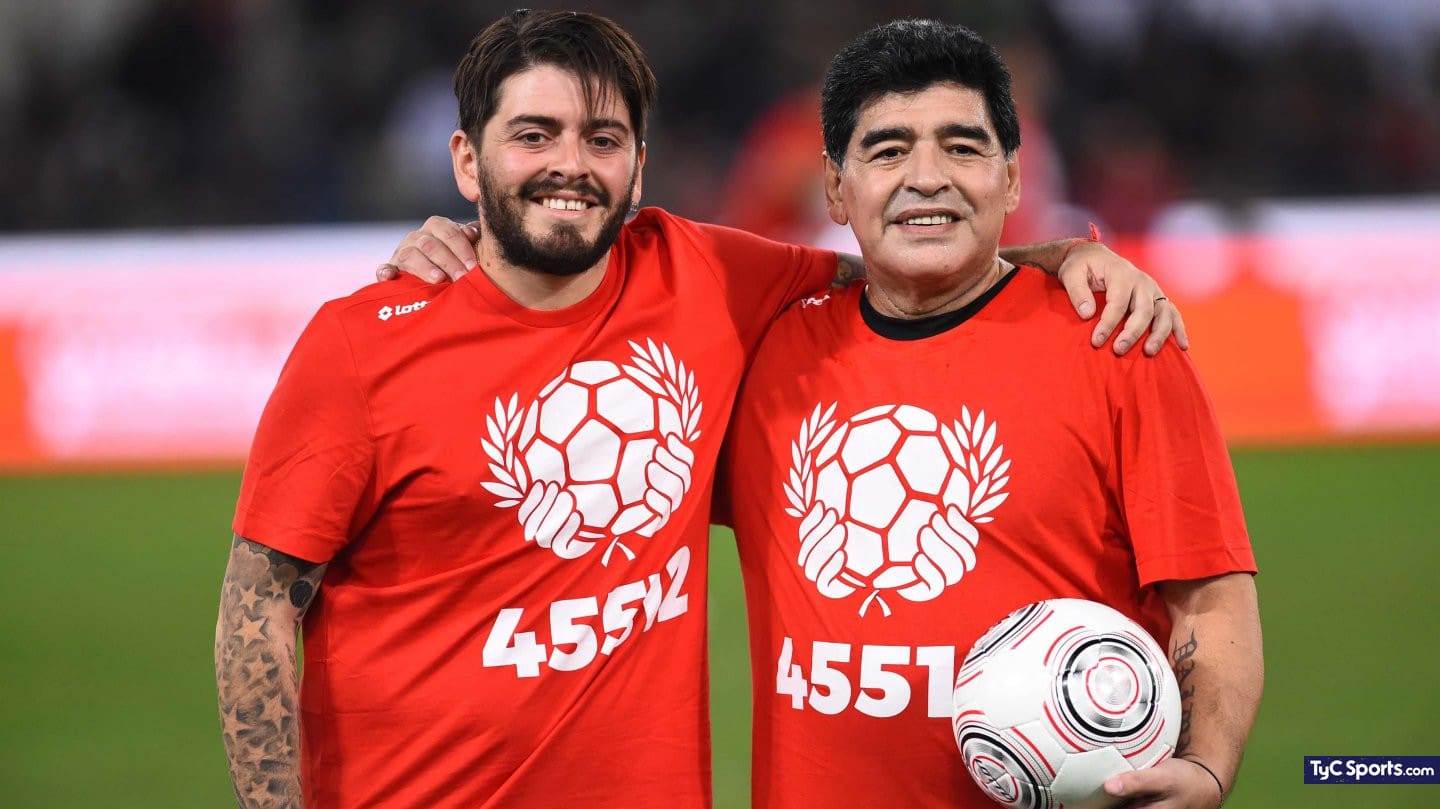 Diego Junior fue reconocido por su padre hasta el año 2016.  Foto: TyC Sport