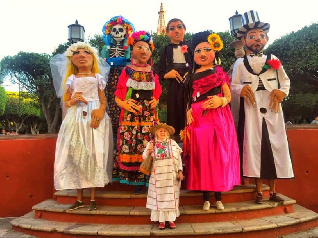 En México se utilizan para los carnavales.  Foto: Casa de las mojigangas