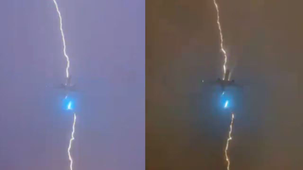 VIDEO: Avión fue impactado por rayo tras despegar del aeropuerto Imagen de VIDEO: Avión fue impactado por rayo tras despegar del aeropuerto