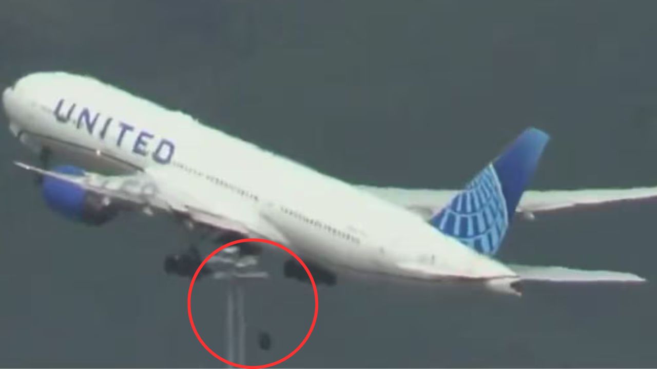 VIDEO: Avión perdió una llanta en pleno despegue y cae en un carro Imagen de VIDEO: Avión perdió una llanta en pleno despegue y cae en un carro