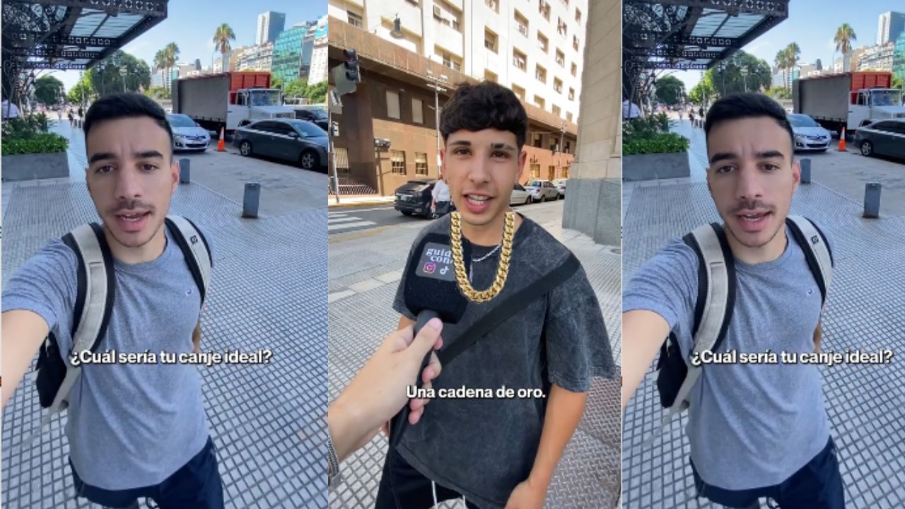¿Cuál sería tu canje? Tiktoker pregunta en la calle qué intercambiarías si fueses 'influencer' Imagen de ¿Cuál sería tu canje? Tiktoker pregunta en la calle qué intercambiarías si fueses 'influencer'