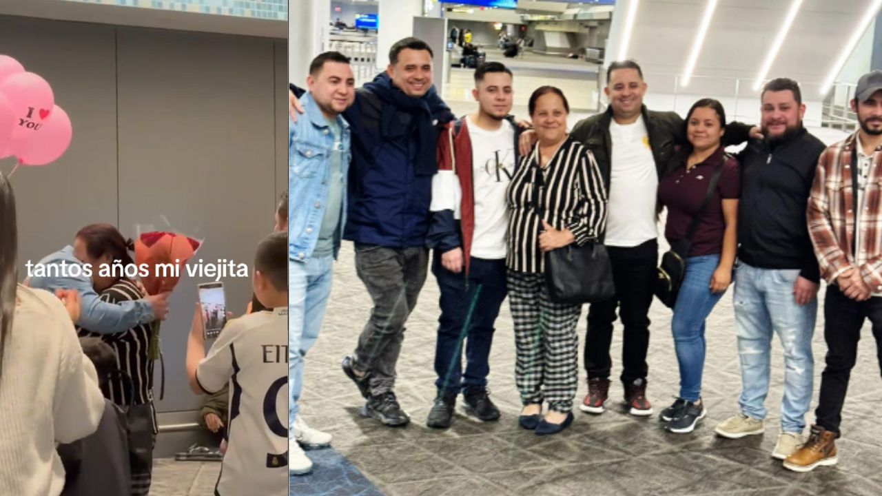 Imagen de 'Viejita': migrantes lloran al reencontrarse con su madre después de casi 20 años