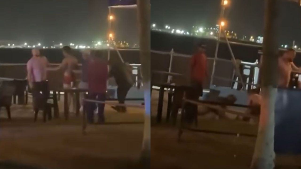 VIDEO: Bolos se van a los golpes en plena Semana Santa en Puerto Cortés Imagen de VIDEO: Bolos se van a los golpes en plena Semana Santa en Puerto Cortés