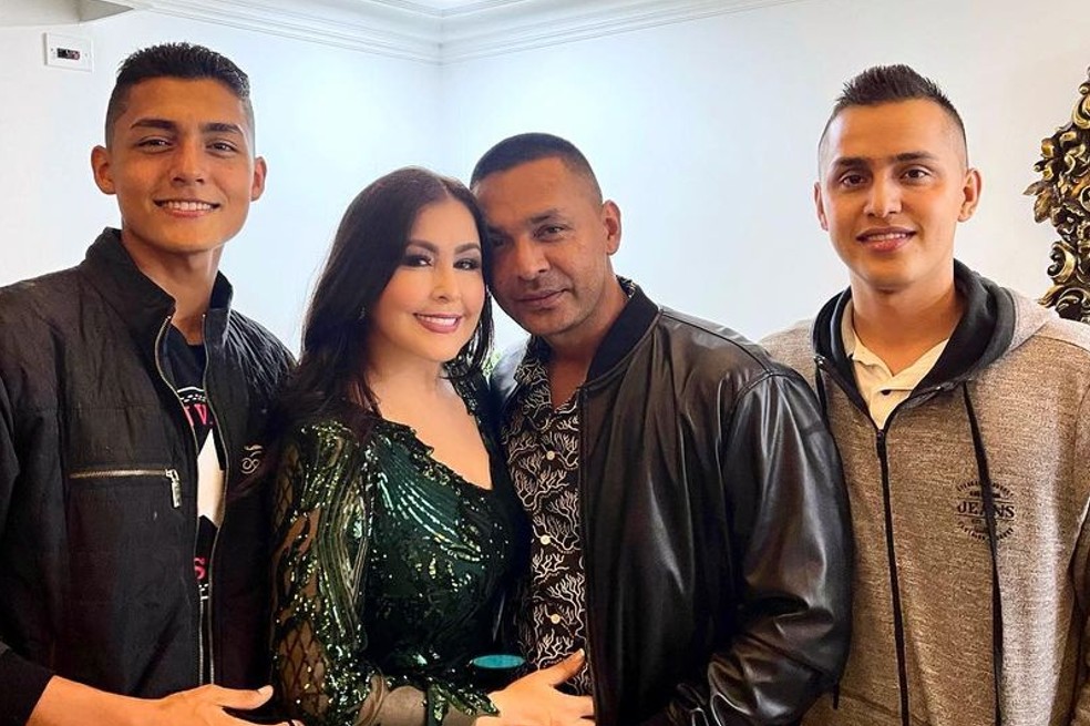 La pareja tiene dos hijos llamados Juan Esteban y Miguel. Foto: Revista Vea