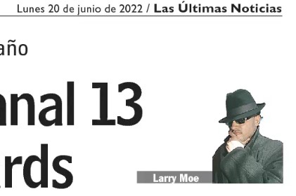 Larry Moe es el sobrenombre del columnista de un periódico en Chile. Foto: Las Últimas Noticias