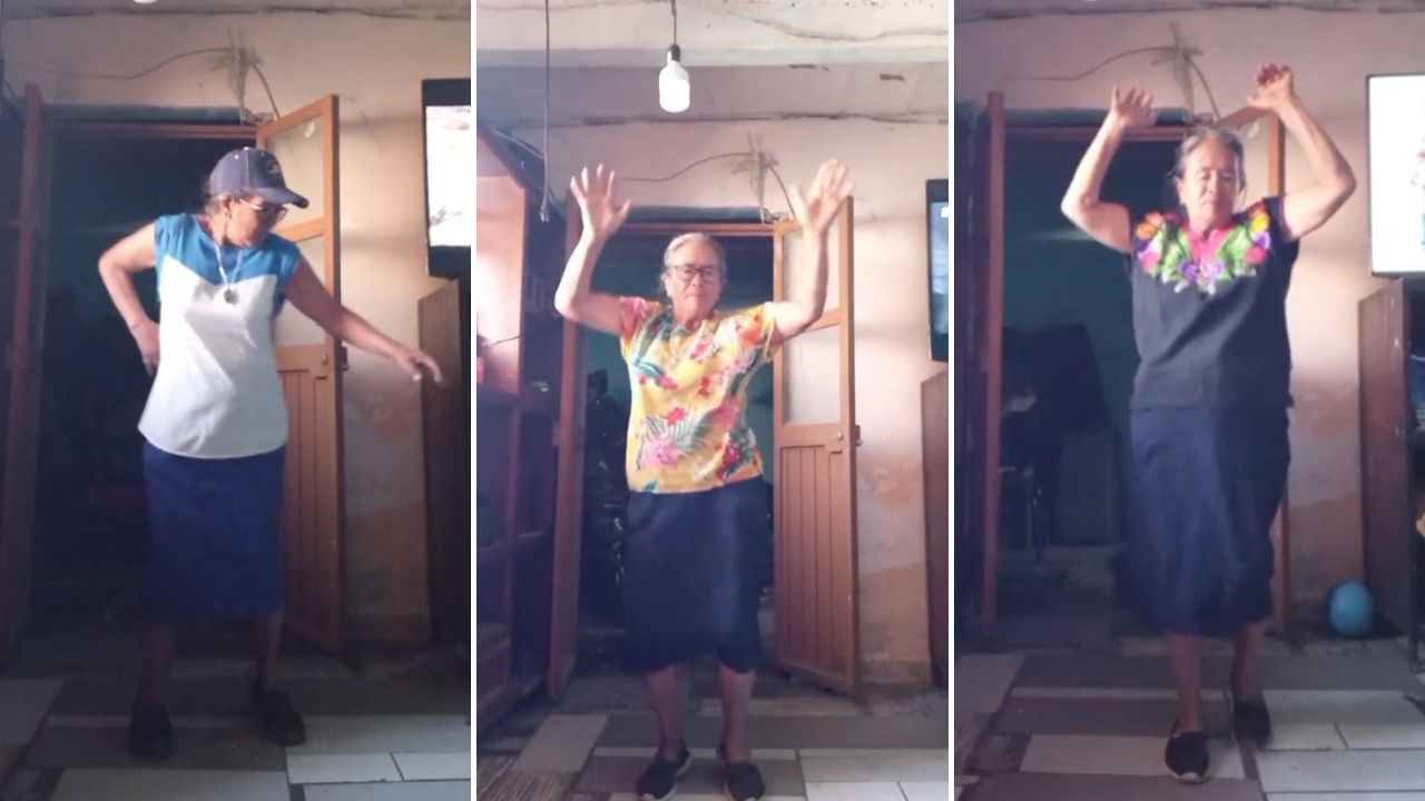 'El alma de la fiesta': abuelita conquista con sus bailes en TikTok Imagen de 'El alma de la fiesta': abuelita conquista con sus bailes en TikTok