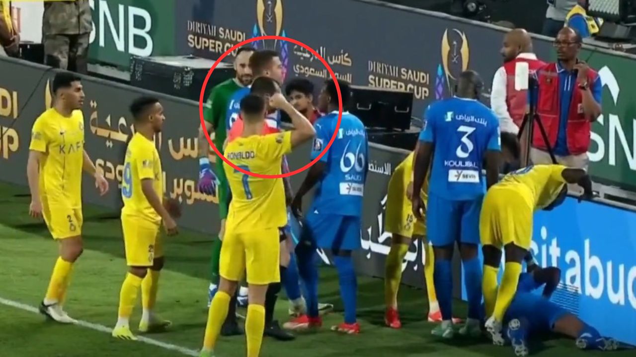 Imagen de Cristiano Ronaldo intentó golpear a árbitro luego de que lo expulsara