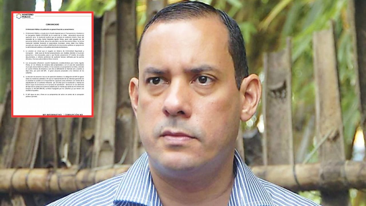 MP apelará resolución judicial a favor del exalcalde de La Ceiba Imagen de MP apelará resolución judicial a favor del exalcalde de La Ceiba