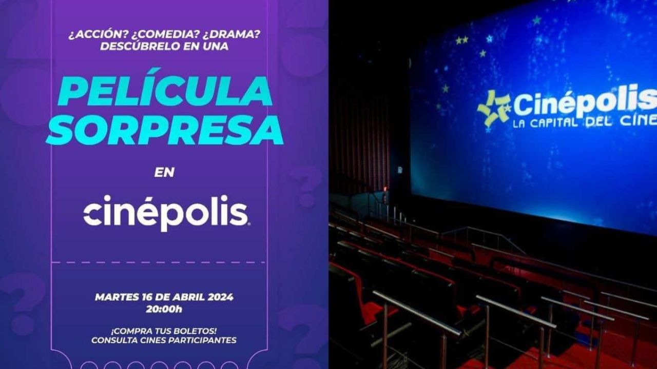 Imagen de Película sorpresa Cinepolis: ¿De qué trata esta nueva promoción y te animarías a ser parte de esta experiencia misteriosa?
