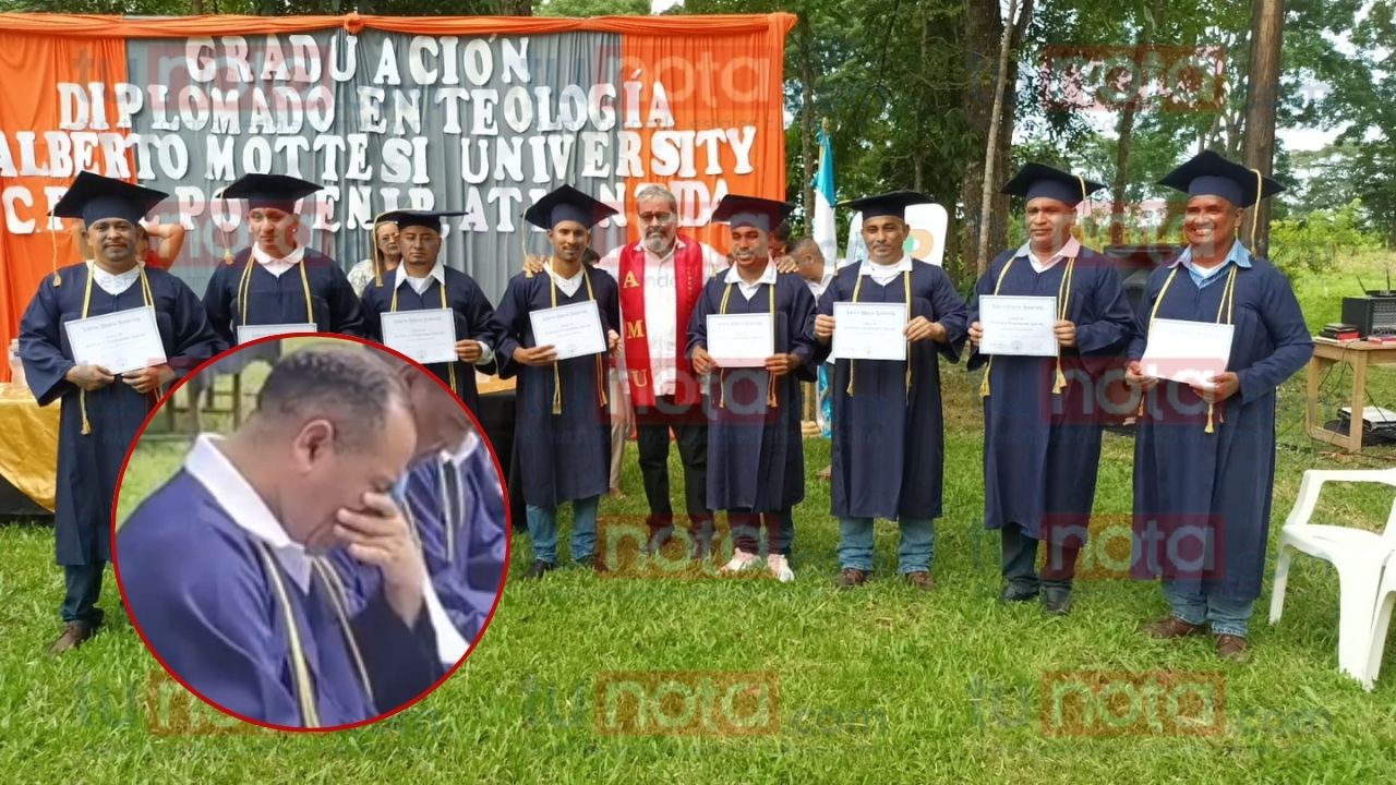 Imagen de 'Agradecidos con Dios': reos se gradúan de Teología en cárcel de Atlántida