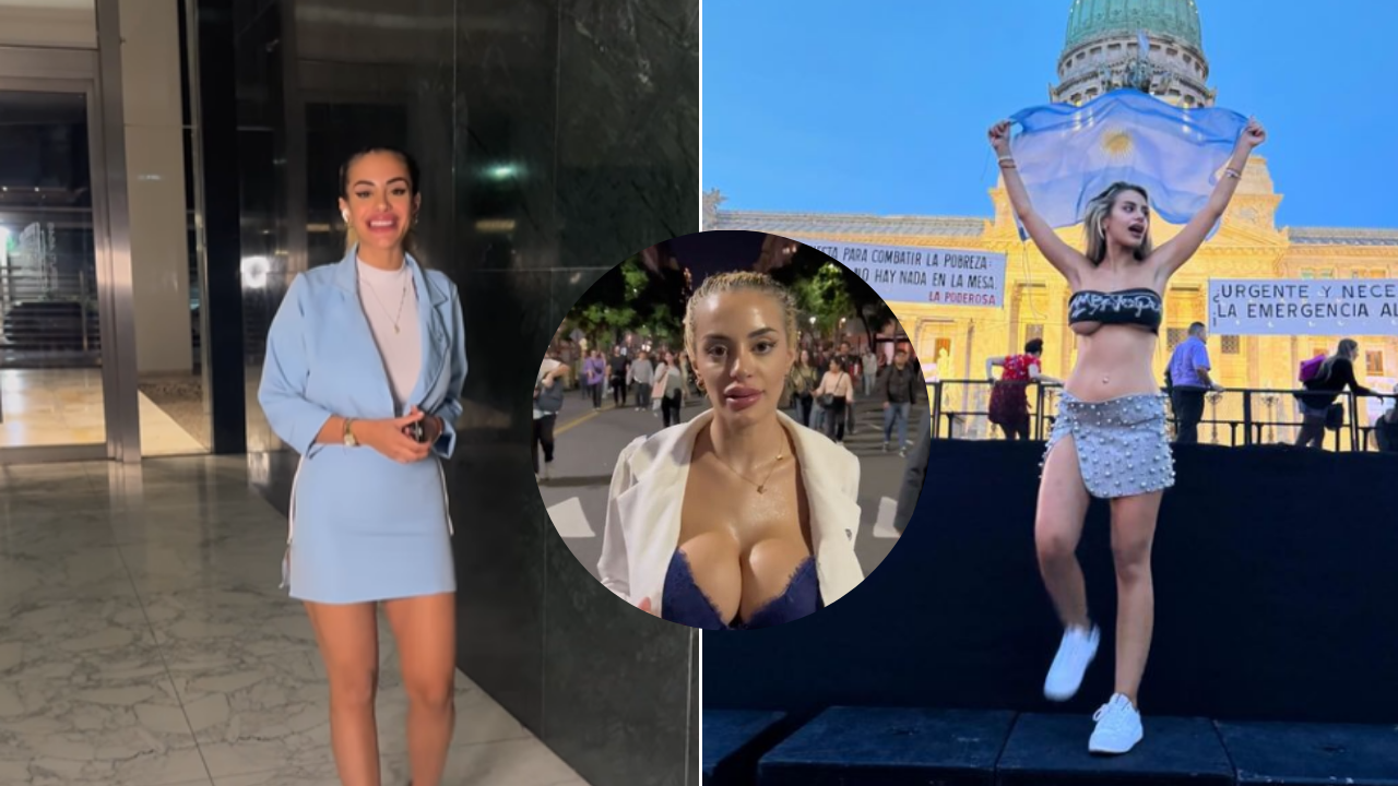 Video: Anto Pane, la modelo de OnlyFans, marcha contra Javier Milei Imagen de Video: Anto Pane, la modelo de OnlyFans, marcha contra Javier Milei