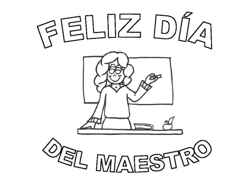 Dibujo de maestra