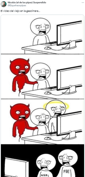 Personas reaccionando al video
