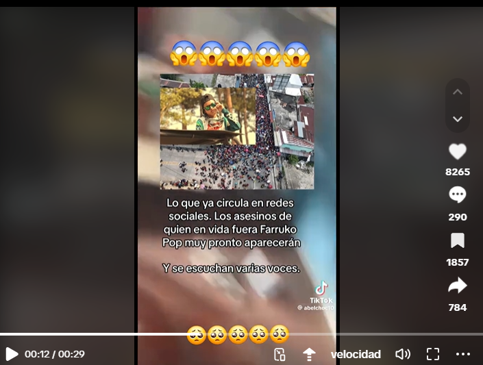 Supuesto audio de Farruko Pop