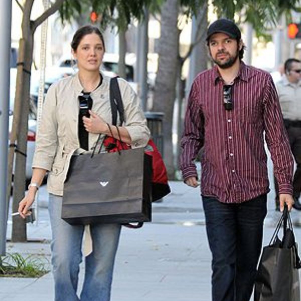 Adela Noriega y su hermano Alejandro Noriega.