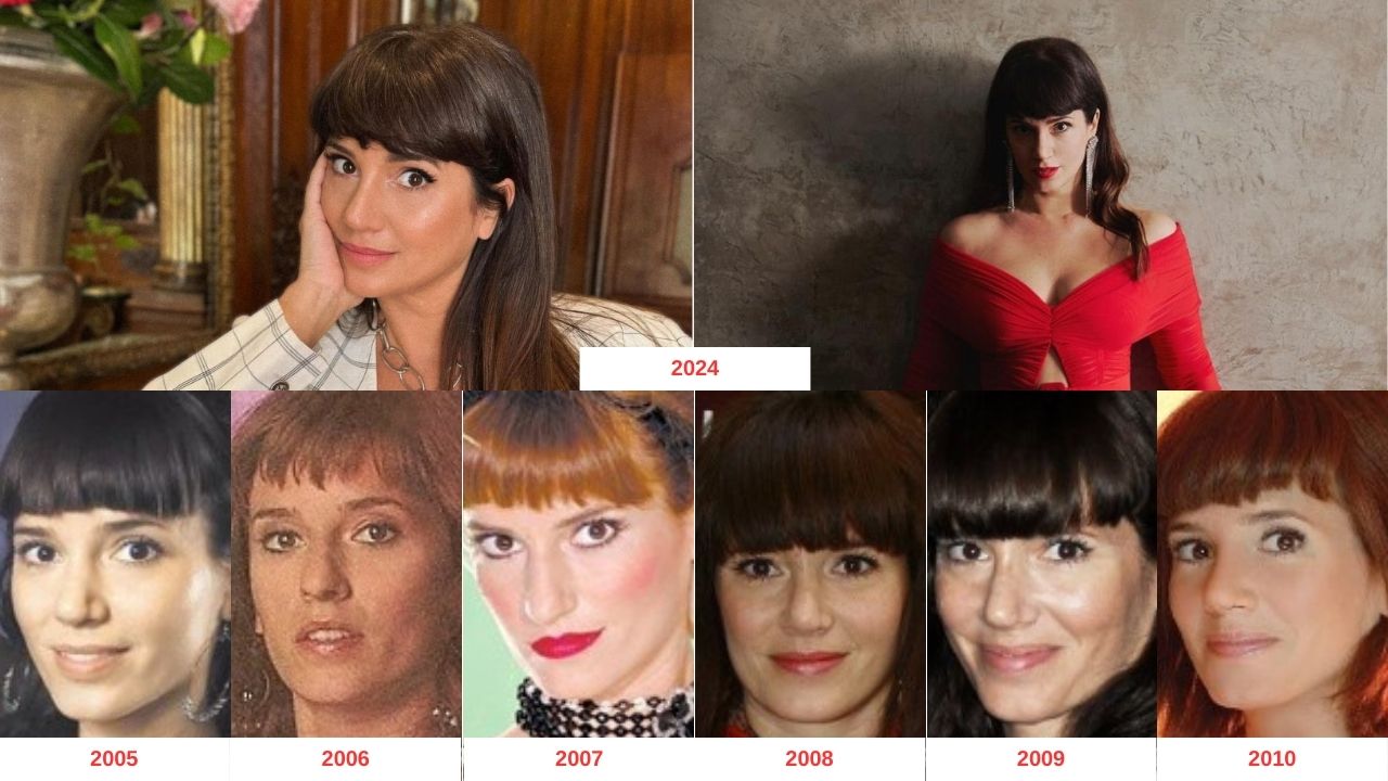 Griselda Siciliani en diferentes años