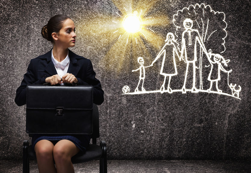 mujer trabajando