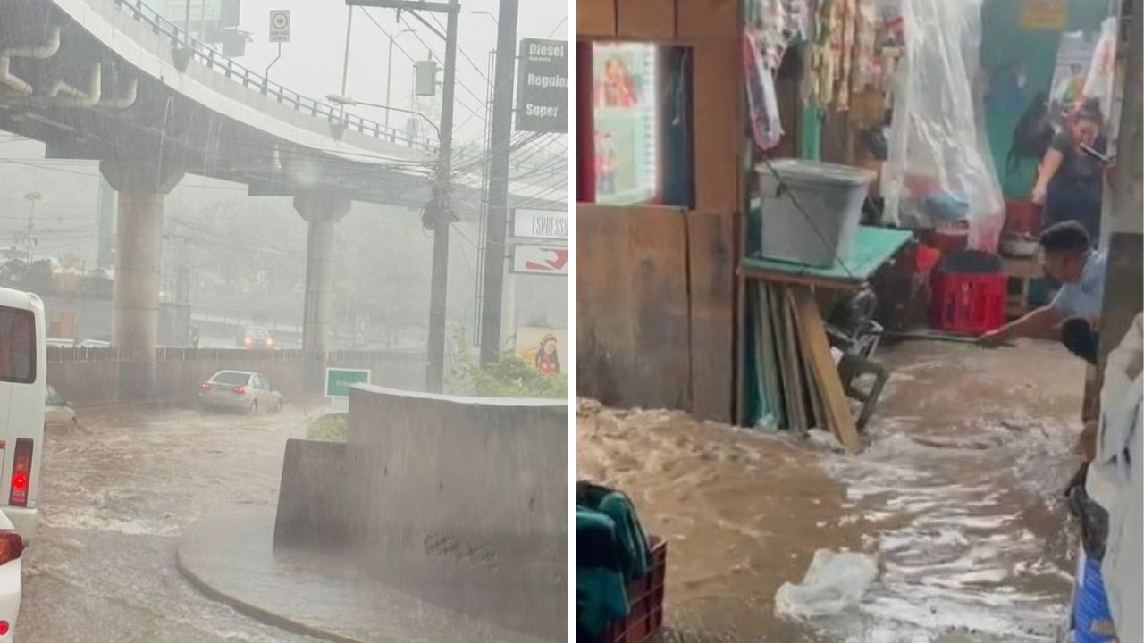 Lluvia en Tegucigalpa y Comayagüela deja inundaciones en pocos minutos Imagen de Lluvia en Tegucigalpa y Comayagüela deja inundaciones en pocos minutos